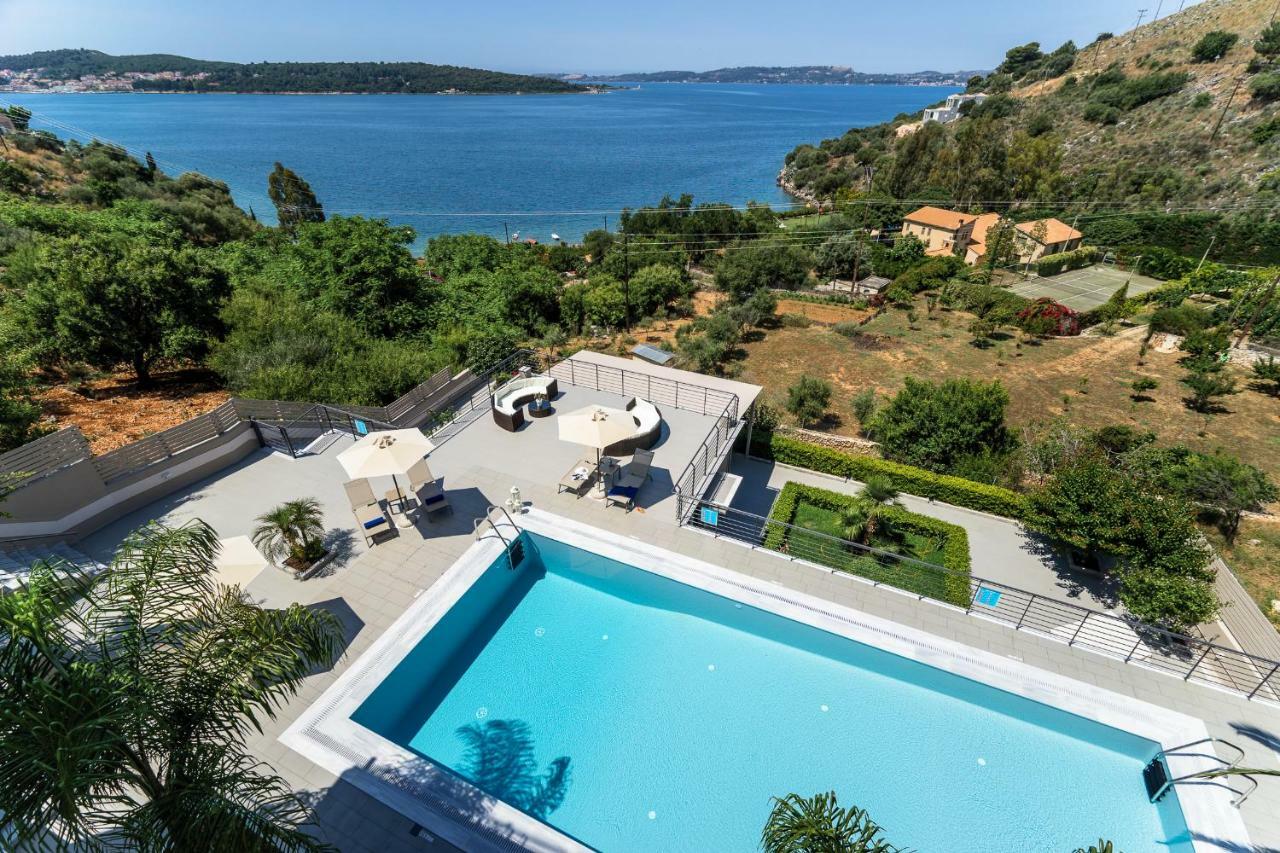 Melina Apartments Pool View Аргостоліон Екстер'єр фото