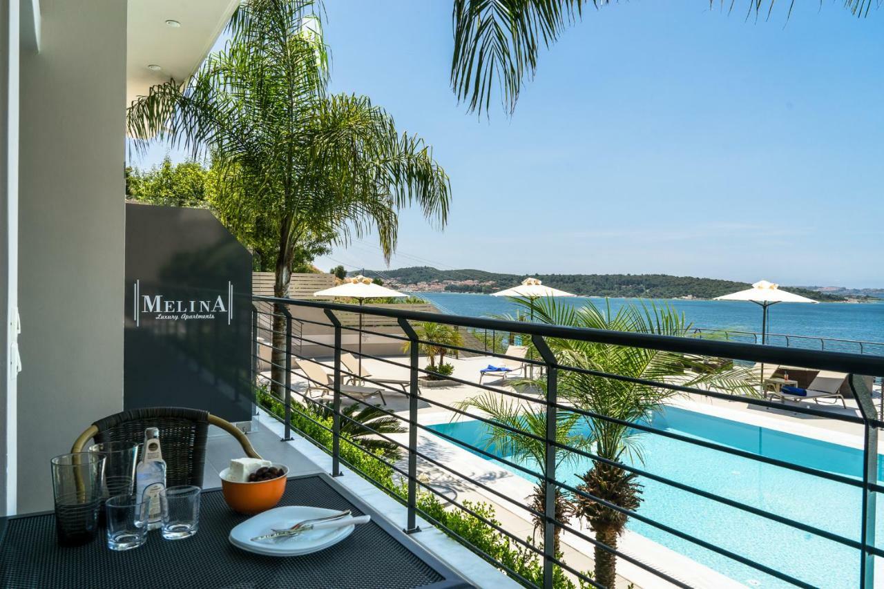 Melina Apartments Pool View Аргостоліон Екстер'єр фото